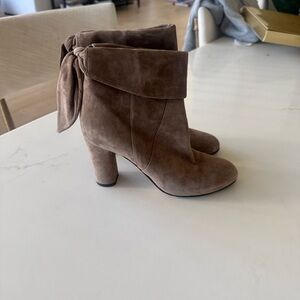 Jimmy Choo Taupe Suede Ankle Boots